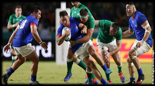 Ireland v Samoa Tackle 01 RWC2019 